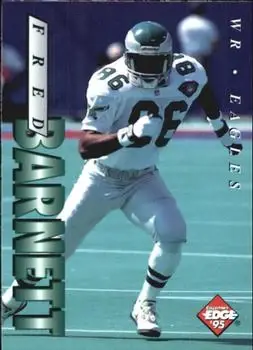 1995 Collector's Edge #153 - Fred Barnett - Philadelphia Eagles