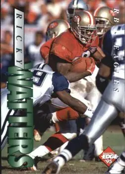 1995 Collector's Edge #158 - Ricky Watters - Philadelphia Eagles - Front