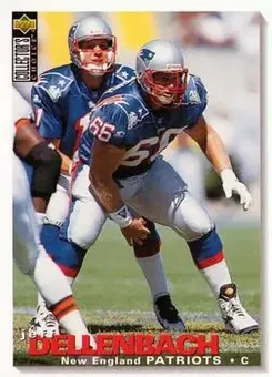1995 Collector's Choice Update #U167 - Jeff Dellenbach - New England Patriots