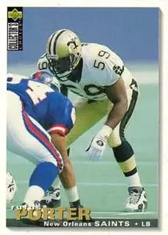 1995 Collector's Choice Update #U168 - Rufus Porter - New Orleans Saints 1995 Collector's Choice Update #U168 - Rufus Porter - New Orleans Saints