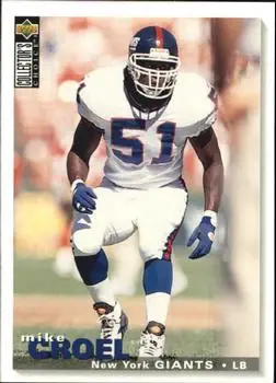1995 Collector's Choice Update #U169 - Mike Croel - New York Giants