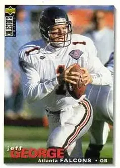 1995 Collector's Choice #160 - Jeff George - Atlanta Falcons