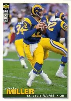 1995 Collector's Choice #161 - Chris Miller - St. Louis Rams