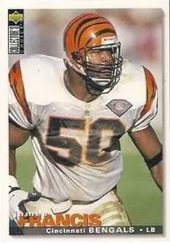 1995 Collector's Choice #168 - James Francis - Cincinnati Bengals 1995 Collector's Choice #168 - James Francis - Cincinnati Bengals