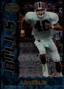 1995 Bowman's Best #76 - Justin Armour - Buffalo Bills