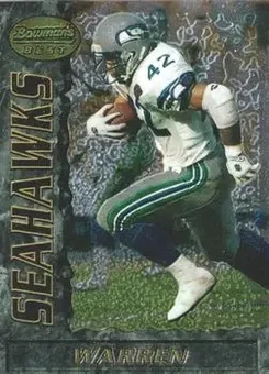 1995 Bowman's Best #83 - Chris Warren - Seattle Seahawks