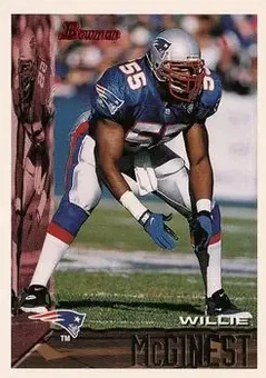 1995 Bowman #143 - Willie McGinest - New England Patriots