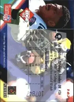 1995 Collector's Edge #167 - Rod Woodson - Pittsburgh Steelers - Back