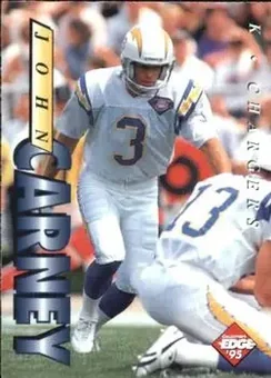 1995 Collector's Edge #168 - John Carney - San Diego Chargers