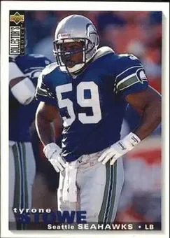 1995 Collector's Choice Update #U176 - Tyronne Stowe - Seattle Seahawks