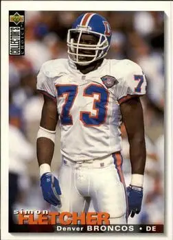 1995 Collector's Choice #172 - Simon Fletcher - Denver Broncos