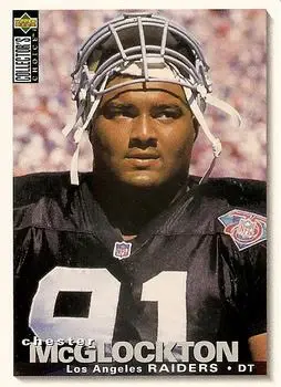 1995 Collector's Choice #174 - Chester McGlockton - Los Angeles Raiders