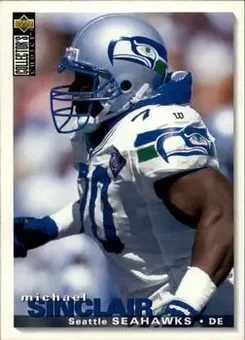 1995 Collector's Choice #176 - Michael Sinclair - Seattle Seahawks