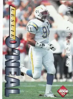 1995 Collector's Edge #172 - Leslie O'Neal - San Diego Chargers