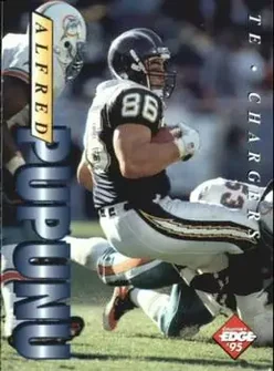 1995 Collector's Edge #173 - Alfred Pupunu - San Diego Chargers