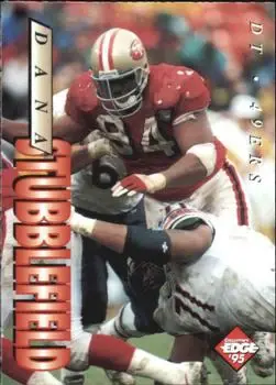 1995 Collector's Edge #179 - Dana Stubblefield - San Francisco 49ers