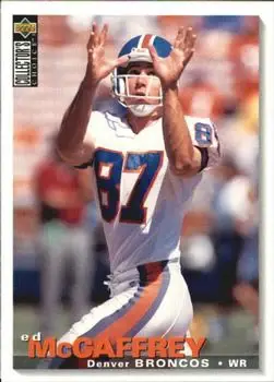 1995 Collector's Choice Update #U186 - Ed McCaffrey - Denver Broncos