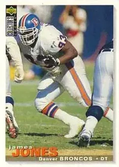 1995 Collector's Choice Update #U187 - James Jones - Denver Broncos