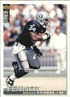 1995 Collector's Choice Update #U188 - Derrick Fenner - Oakland Raiders