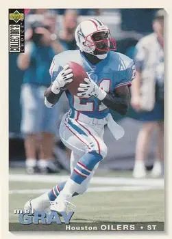 1995 Collector's Choice Update #U189 - Mel Gray - Houston Oilers