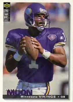 1995 Collector's Choice #182 - Warren Moon - Minnesota Vikings