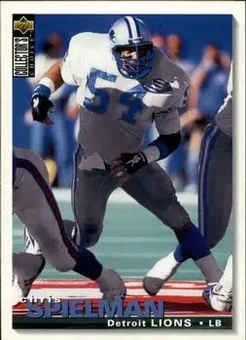 1995 Collector's Choice #184 - Chris Spielman - Detroit Lions 1995 Collector's Choice #184 - Chris Spielman - Detroit Lions