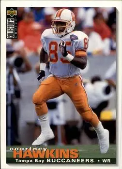 1995 Collector's Choice #186 - Courtney Hawkins - Tampa Bay Buccaneers