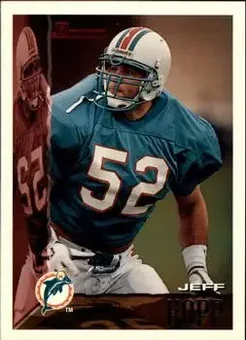 1995 Bowman #163 - Jeff Kopp - Miami Dolphins