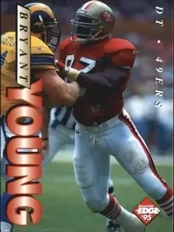 1995 Collector's Edge #182 - Bryant Young - San Francisco 49ers