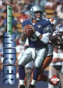 1995 Collector's Edge #186 - Rick Mirer - Seattle Seahawks