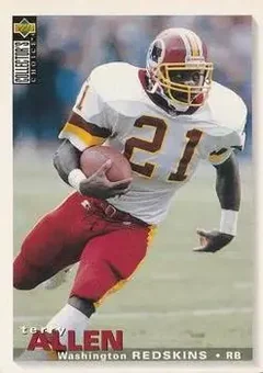 1995 Collector's Choice Update #U193 - Terry Allen - Washington Redskins