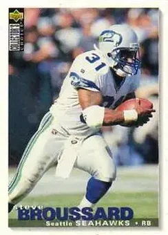 1995 Collector's Choice Update #U198 - Steve Broussard - Seattle Seahawks 1995 Collector's Choice Update #U198 - Steve Broussard - Seattle Seahawks