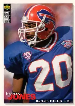1995 Collector's Choice #191 - Henry Jones - Buffalo Bills - Front