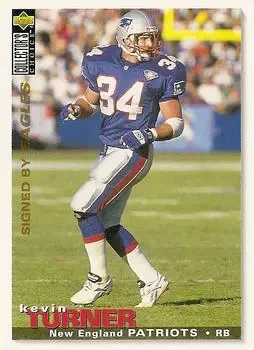 1995 Collector's Choice #194 - Kevin Turner - Philadelphia Eagles - Front