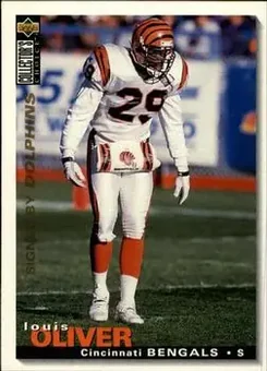 1995 Collector's Choice #196 - Louis Oliver - Miami Dolphins