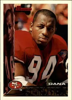 1995 Bowman #178 - Dana Stubblefield - San Francisco 49ers