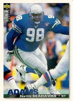 1995 Collector's Choice #204 - Sam Adams - Seattle Seahawks