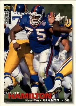 1995 Collector's Choice #207 - Keith Hamilton - New York Giants