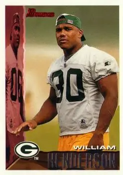 1995 Bowman #184 - William Henderson - Green Bay Packers
