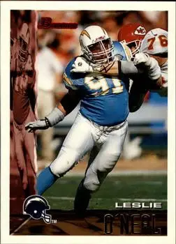 1995 Bowman #187 - Leslie O'Neal - San Diego Chargers