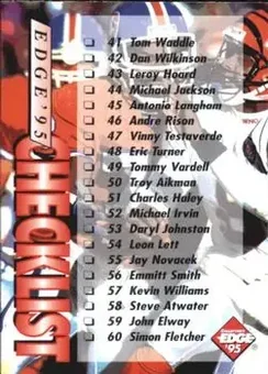 1995 Collector's Edge #202 - Card #202