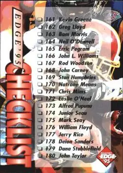 1995 Collector's Edge #205 - Card #205 - Front 1995 Collector's Edge #205 - Card #205 - Front