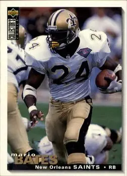 1995 Collector's Choice #215 - Mario Bates - New Orleans Saints