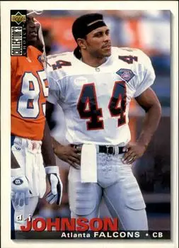 1995 Collector's Choice #216 - D.J. Johnson - Atlanta Falcons
