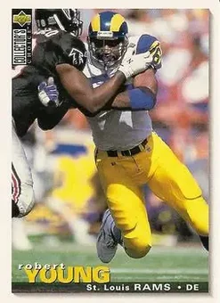 1995 Collector's Choice #217 - Robert Young - St. Louis Rams