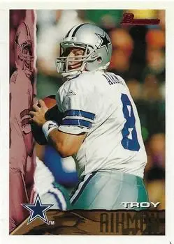 1995 Bowman #198 - Troy Aikman - Dallas Cowboys