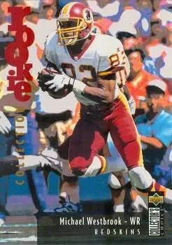 1995 Collector's Choice Update #CUS1 - Michael Westbrook - Washington Redskins