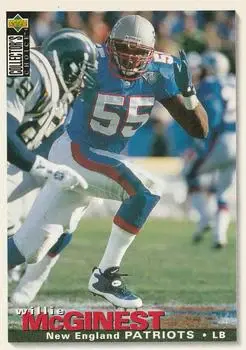 1995 Collector's Choice #222 - Willie McGinest - New England Patriots 1995 Collector's Choice #222 - Willie McGinest - New England Patriots