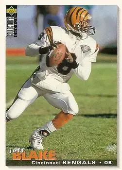 1995 Collector's Choice #224 - Jeff Blake - Cincinnati Bengals