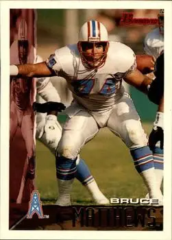 1995 Bowman #205 - Bruce Matthews - Houston Oilers